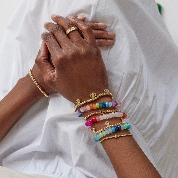 NWT Baublebar Marjorie Pink Beaded Bracelet - Picture 3 of 4